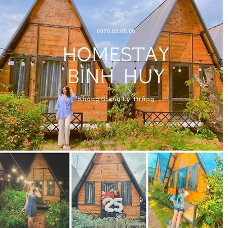 Bugalow Binh Huy Homestay Moc Chau Eksteriør billede