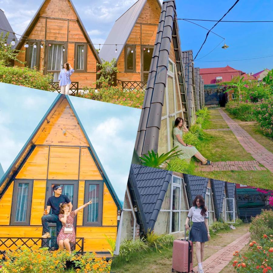 Bugalow Binh Huy Homestay Moc Chau Eksteriør billede