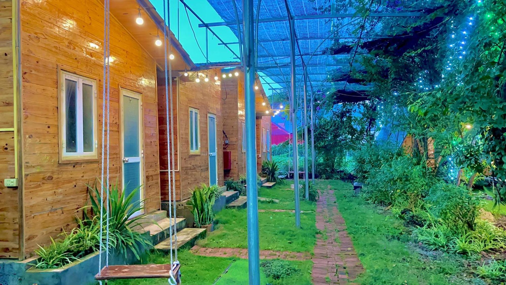 Bugalow Binh Huy Homestay Moc Chau Eksteriør billede